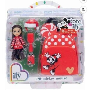 Disney ily Mini Doll Trio with Red, Blue, and Pink Accessories Bundle of 3